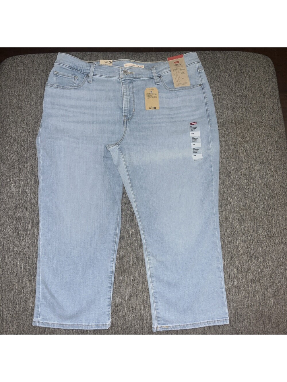Levi's Hold It Down Women's 311 Shaping Skinny Capri Jeans, US 16W New